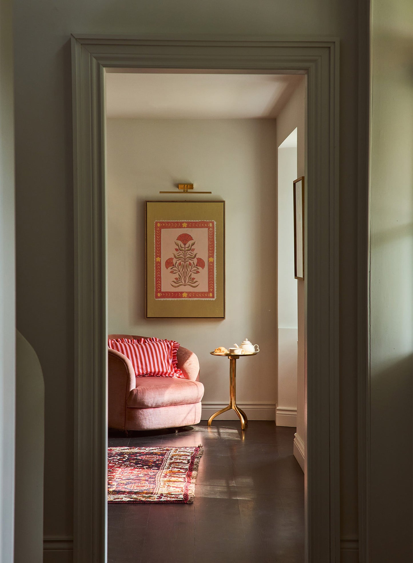 Vintage Scarlet Blossoms, Poster