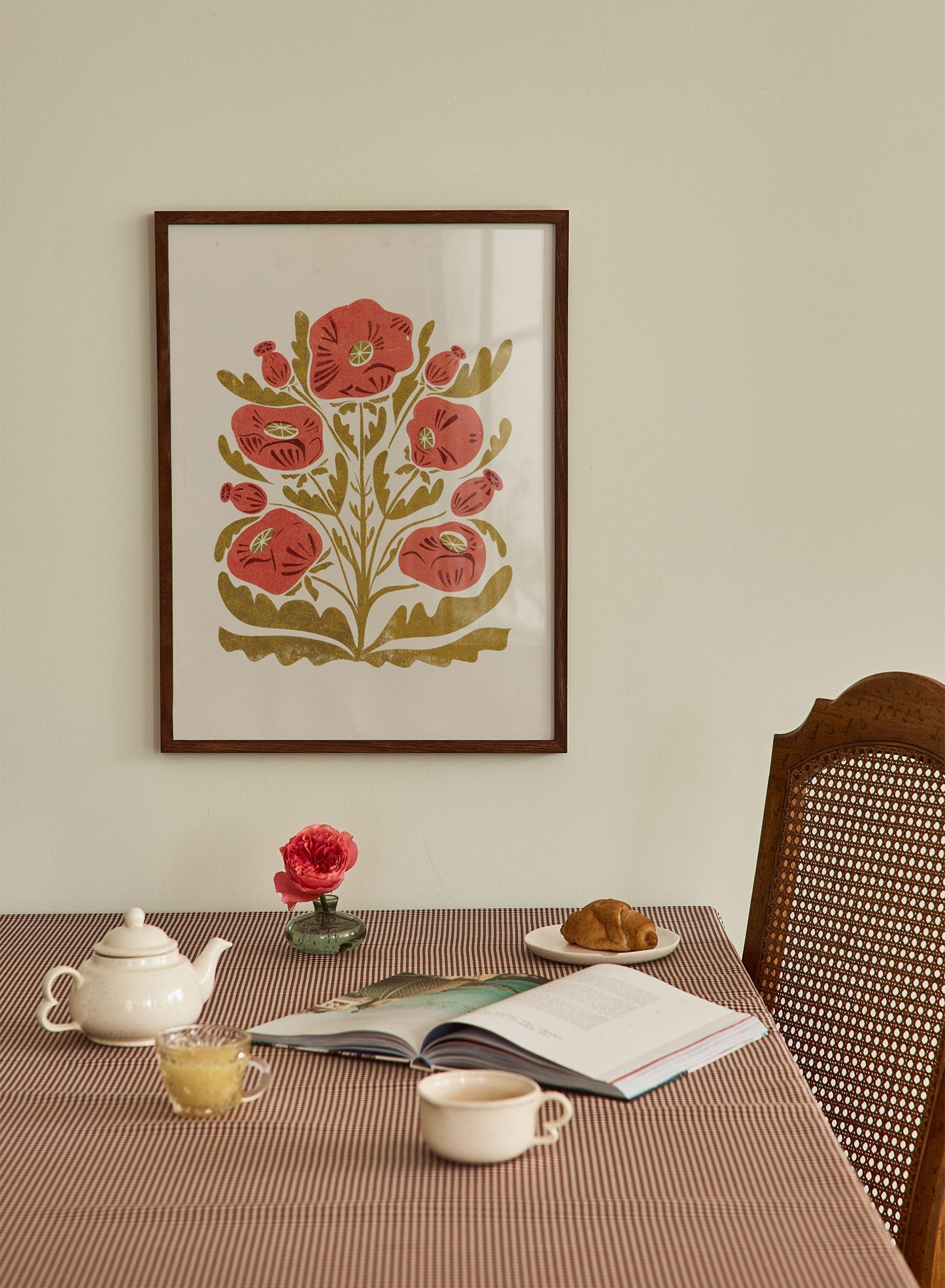 Blooming Poppies, Poster