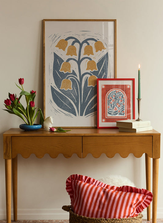 Morning Dew Blooms, Poster